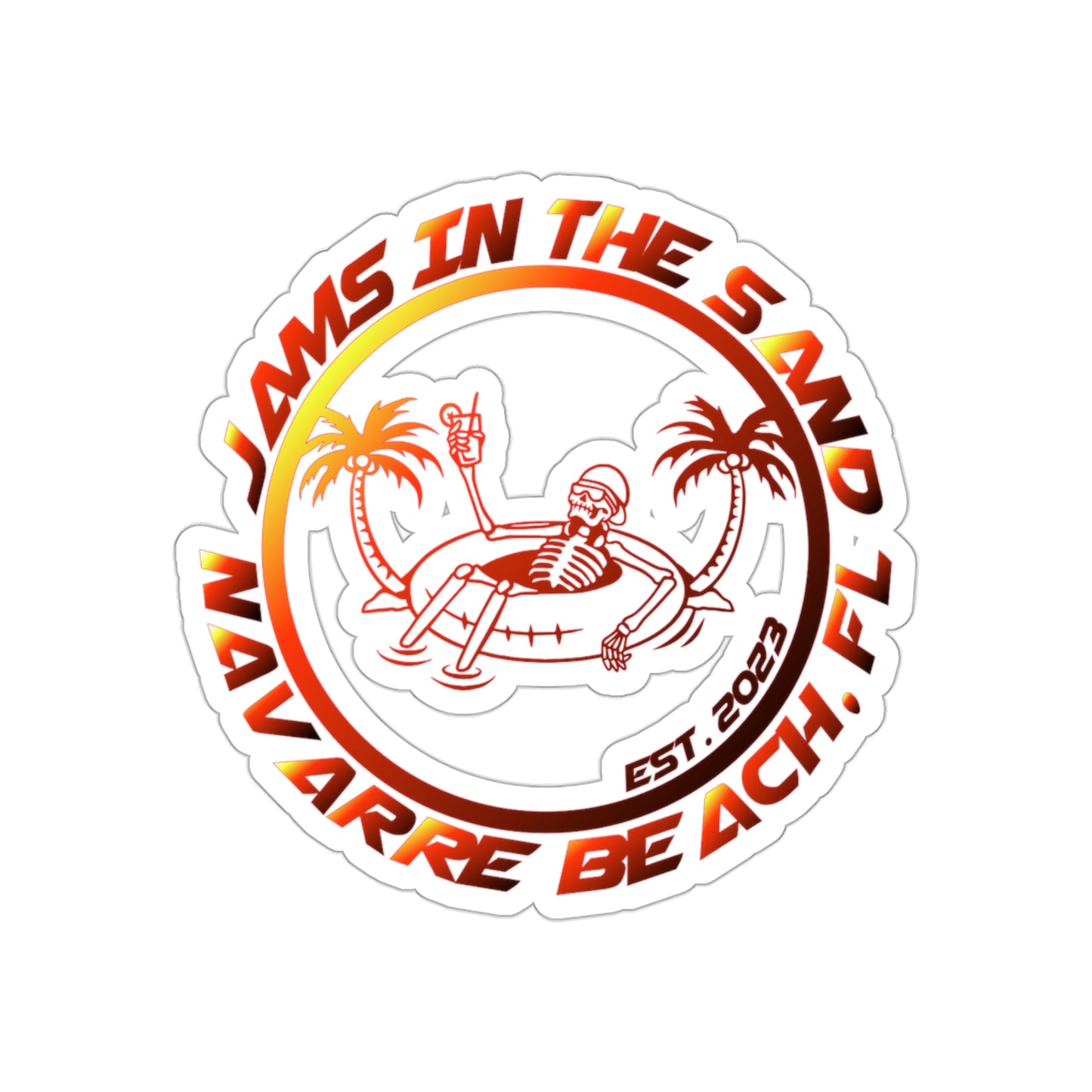 Jams In The Sand - Stickers