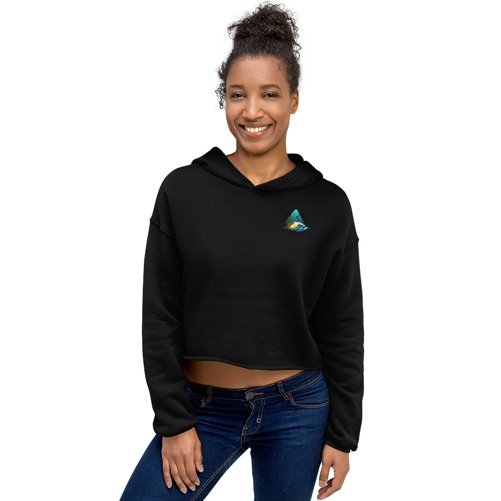 Salty Shores - Crop Hoodie