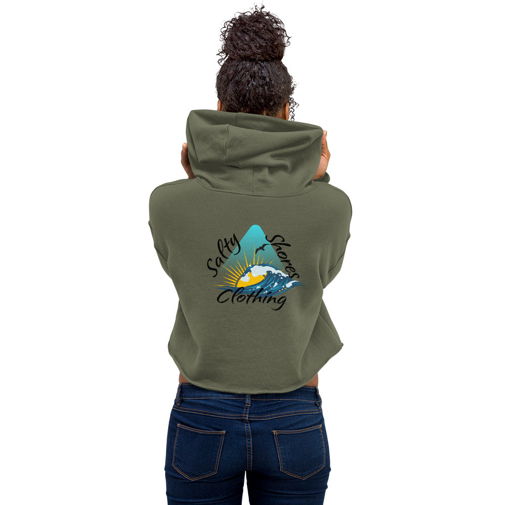 Salty Shores - Crop Hoodie