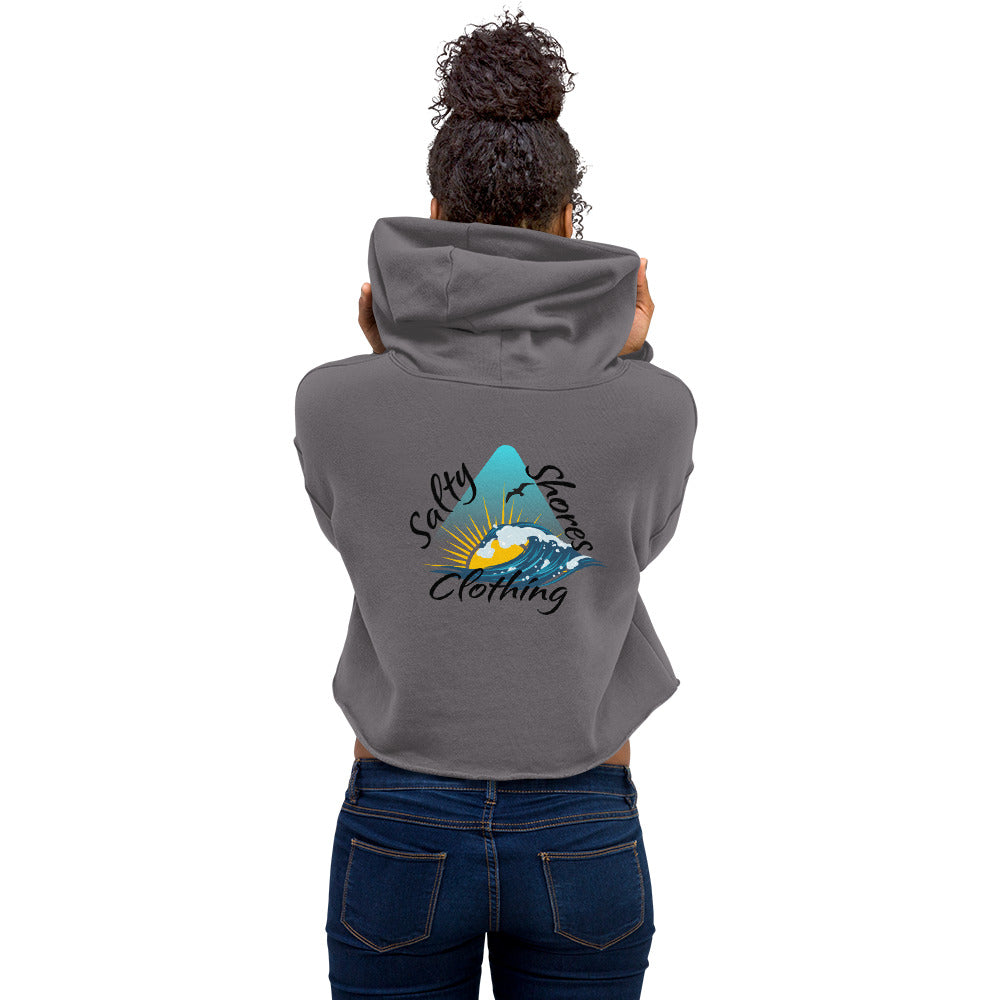 Salty Shores - Crop Hoodie